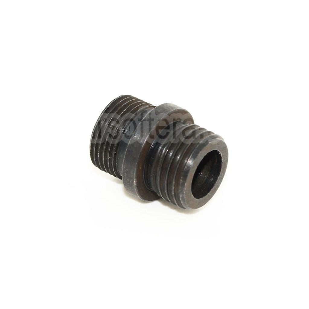 AirsoftEra Canon Silencieux Compensateur Adaptateur Convient pour Tokyo Marui WELL MP5KA4 G55 (13mm CW sens horaire To -14mm CCW sens antihoraire) Série AEG GBB Fusil