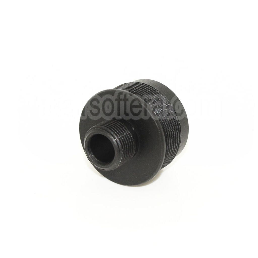 AirsoftEra Canon Silencieux Compensateur Adaptateur Convient pour Tokyo Marui VSR-10 / WELL MB02 (14mm CW sens horaire To CCW sens antihoraire) Série Sniper Fusil