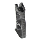 5KU Aluminium Pistolet Poignée (Ball / Edge / Knurly) Convient pour M4 M16 Série GBB Fusil Airsoft Noir