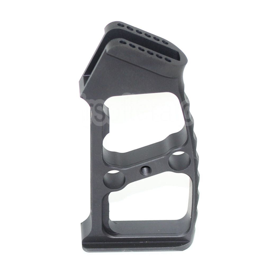 5KU Aluminium Pistolet Poignée (Ball / Edge / Knurly) Convient pour M4 M16 Série GBB Fusil Airsoft Noir