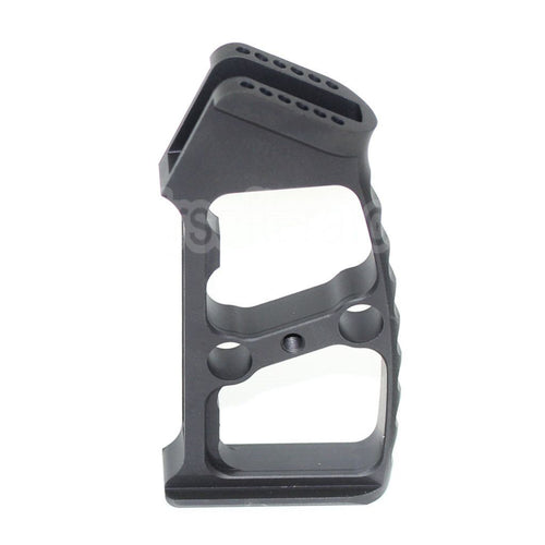 5KU Aluminium Pistolet Poignée (Ball / Edge / Knurly) Convient pour M4 M16 Série GBB Fusil Airsoft Noir