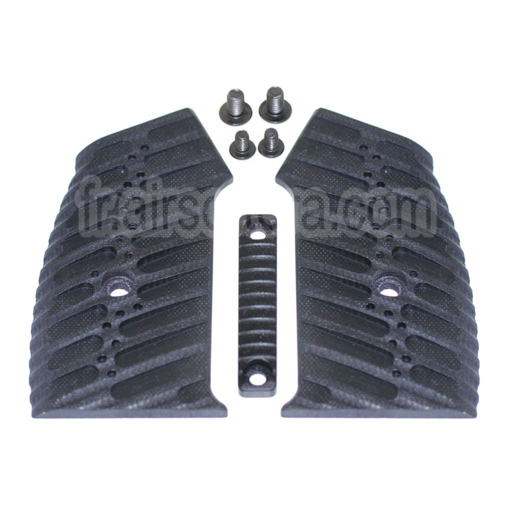 5KU Aluminium Pistolet Poignée Couvre Convient pour M4 M16 Série GBB Fusil Airsoft Noir