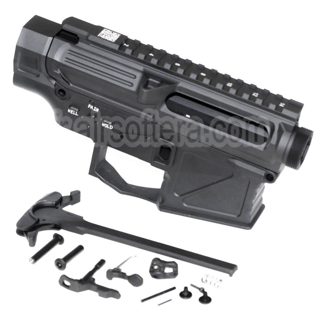 APS Phantom Extremis Rifle PER Haut Bas Métal Boîtier Convient pour PER M4 M16 Série AEG Fusil Airsoft