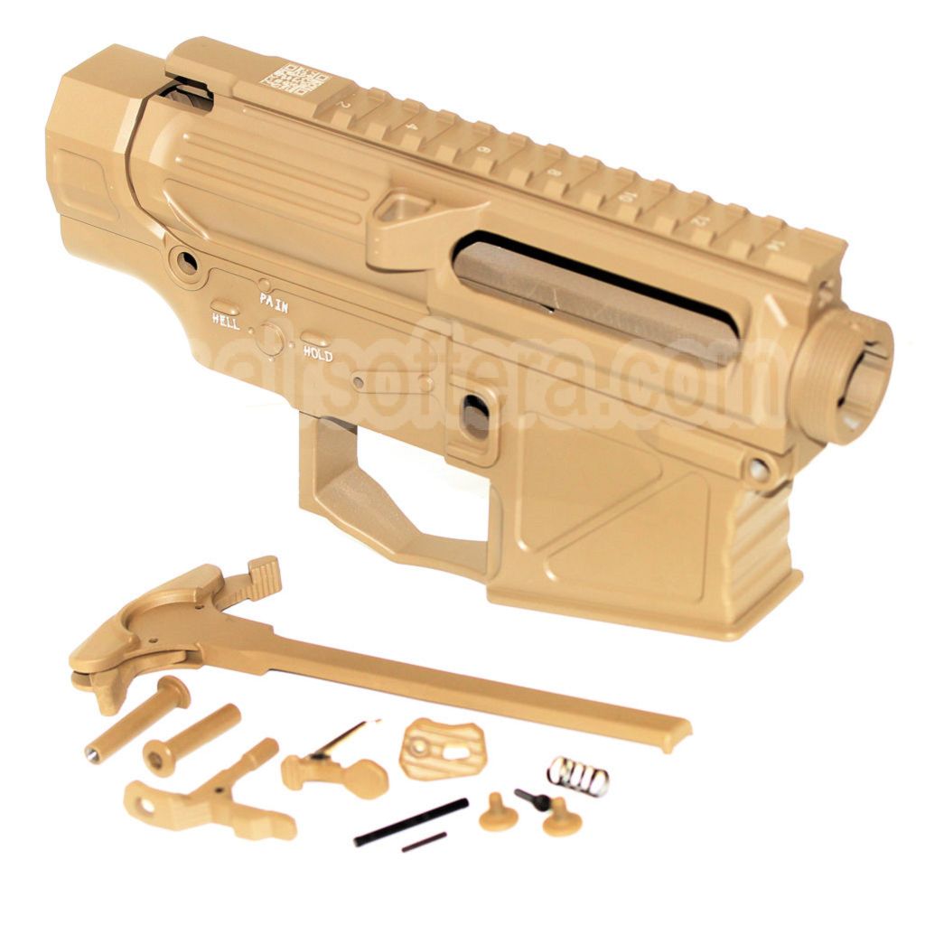 APS Phantom Extremis Rifle PER Haut Bas Métal Boîtier Convient pour PER M4 M16 Série AEG Fusil Airsoft