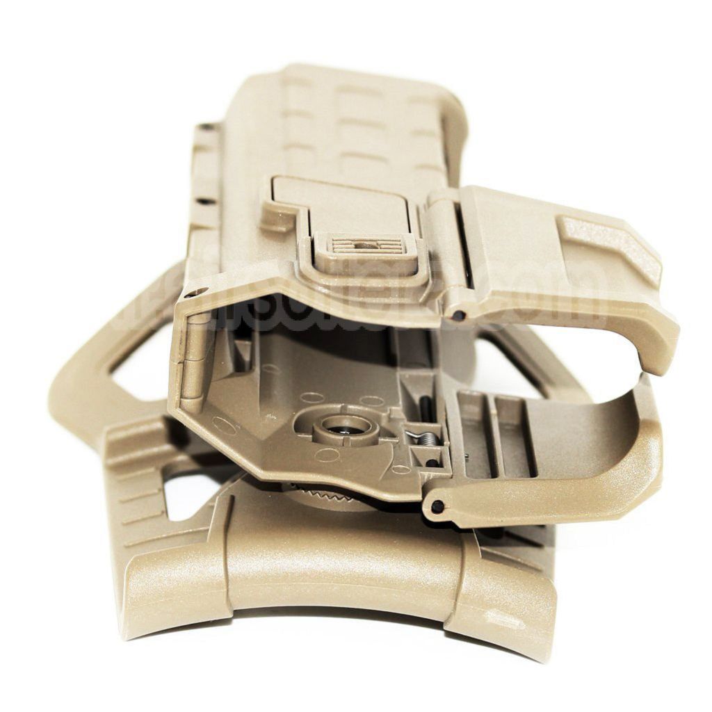 AirsoftEra Polymère Hard Case Moveable Étui Convient pour Tokyo Marui WE 1911 Pistolet Airsoft