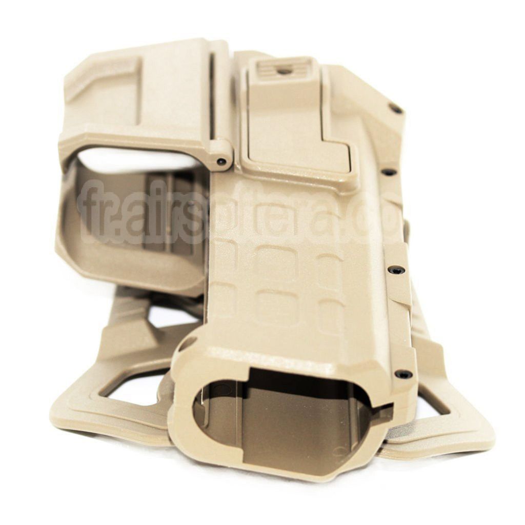 AirsoftEra Polymère Hard Case Moveable Étui Convient pour Tokyo Marui WE 1911 Pistolet Airsoft