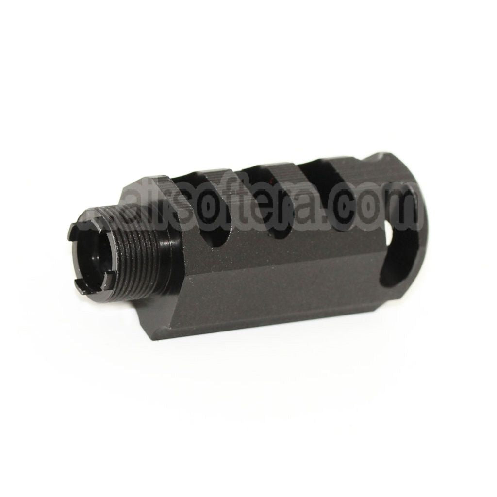 DOUBLE BELL 60mm/48mm Rallongé Kit Compensateur Convient pour DOUBLE BELL Tokyo Marui 1911 GBB Pistolet Airsoft Noir