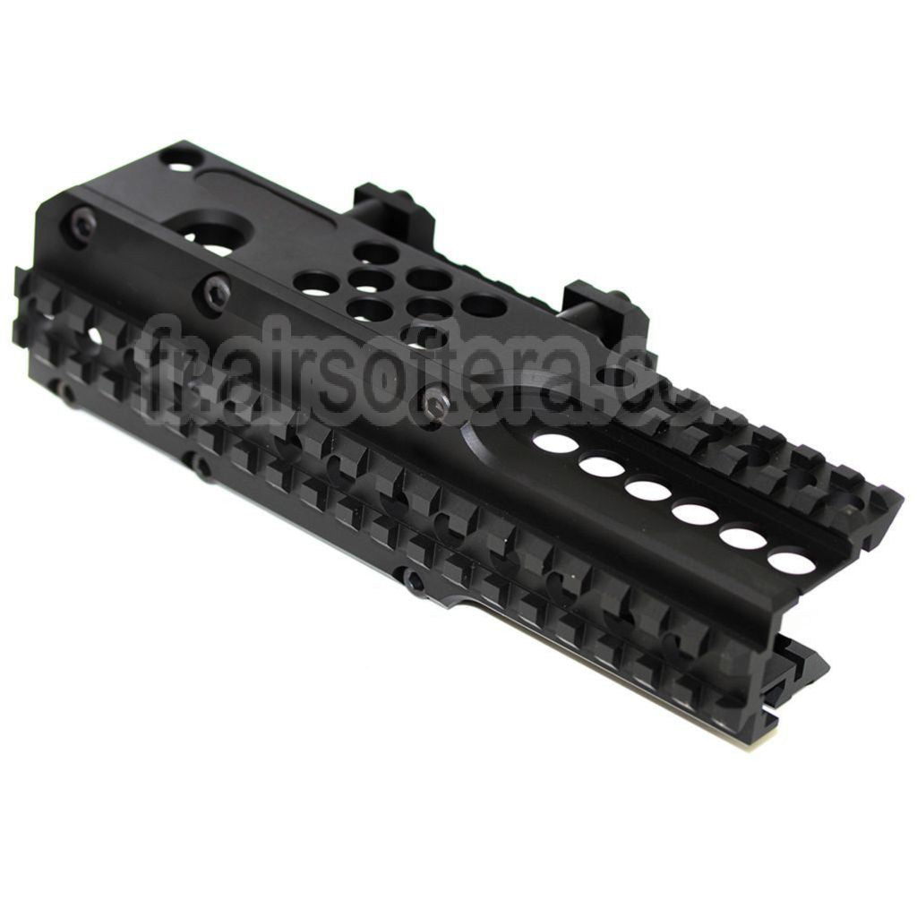 AirsoftEra 206mm CNC Aluminium RIS RAS Rail de Garde-Main Convient pour A&amp;K PKM AEG Fusil Noir