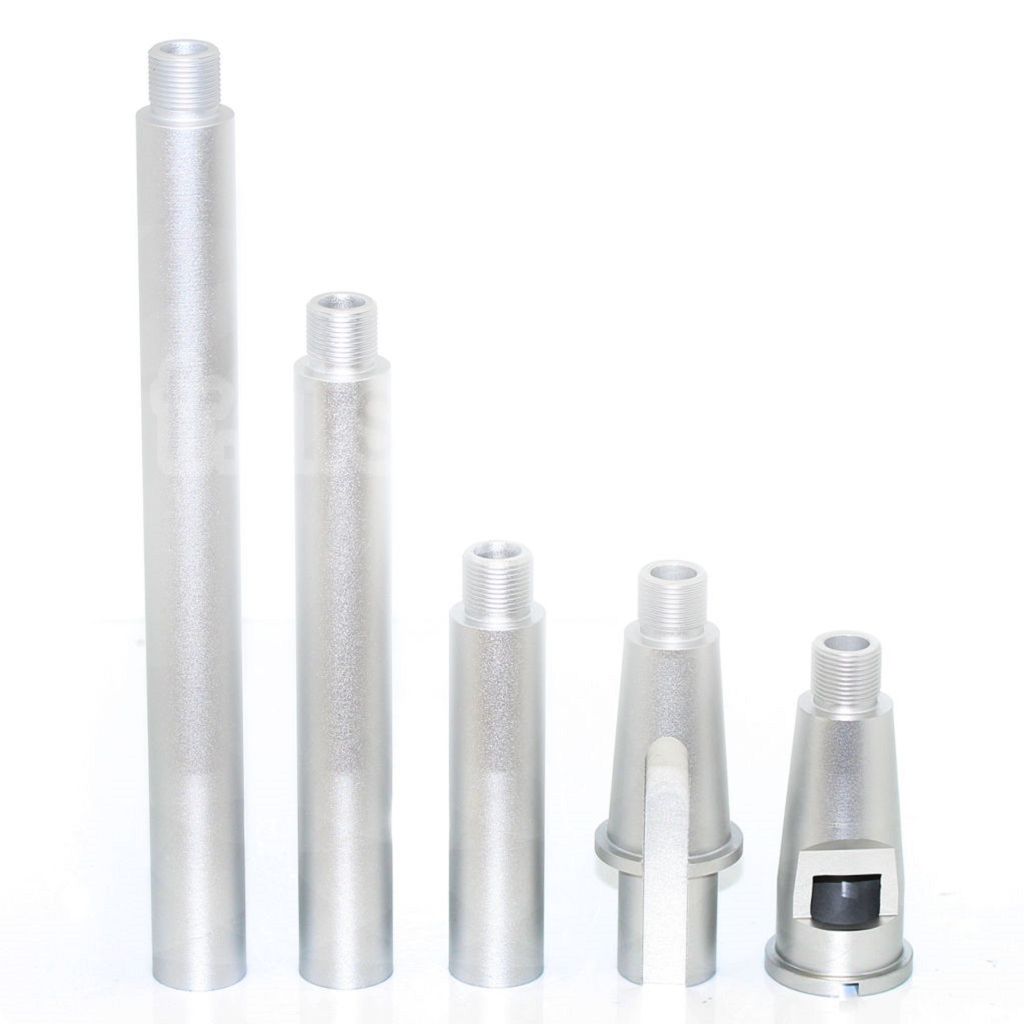 AirsoftEra Aluminium M4A1 4-Segments Métal Canon Extérieur -14mm CCW sens antihoraire Convient pour M4 M16 Série AEG (18.125 Pouces) GBBR(17.25 Pouces) Fusil
