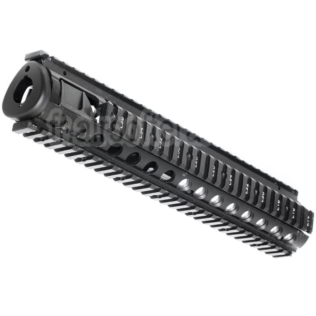 CYMA 295mm CNC Aluminum M5 RAS Rail de Garde-Main Convient pour CYMA D-Boys G&amp;P Classic-Army KWA G&amp;G Jing Gong JG Tokyo Marui M4 M16 Série AEG Fusil Airsoft Noir