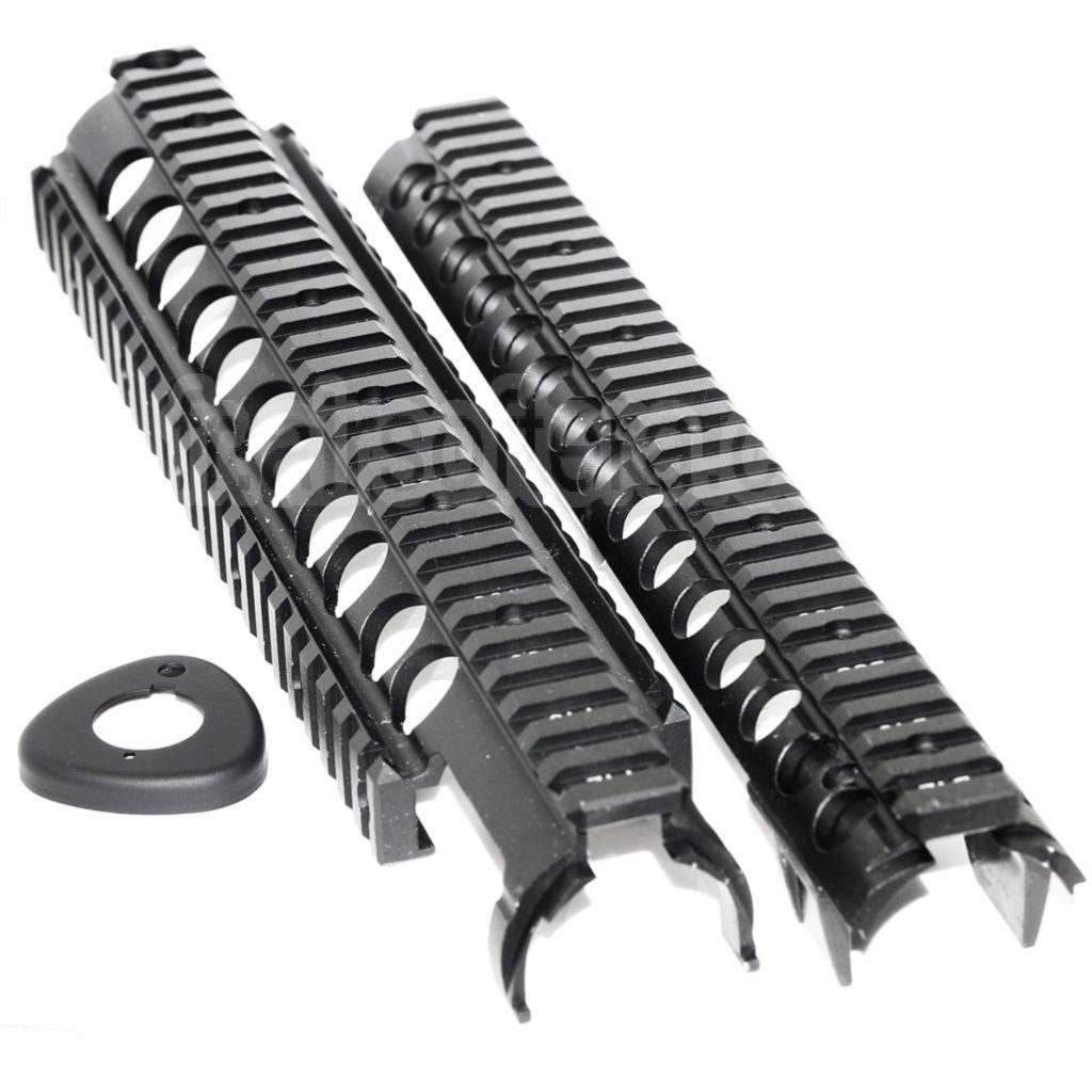 CYMA 295mm CNC Aluminum M5 RAS Rail de Garde-Main Convient pour CYMA D-Boys G&amp;P Classic-Army KWA G&amp;G Jing Gong JG Tokyo Marui M4 M16 Série AEG Fusil Airsoft Noir
