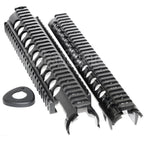 CYMA 295mm CNC Aluminum M5 RAS Rail de Garde-Main Convient pour CYMA D-Boys G&amp;P Classic-Army KWA G&amp;G Jing Gong JG Tokyo Marui M4 M16 Série AEG Fusil Airsoft Noir
