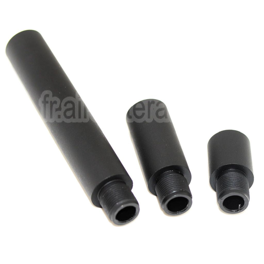 APS 3pièces 21mm/41mm/97mm 159mm Aluminium CQB Extended Canon Extérieur Extension Tube Convient pour All -14mm CCW sens antihoraire Rifle Airsoft