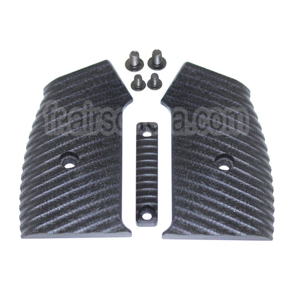 5KU Aluminium Pistolet Poignée Couvre Convient pour M4 M16 Série GBB Fusil Airsoft Noir