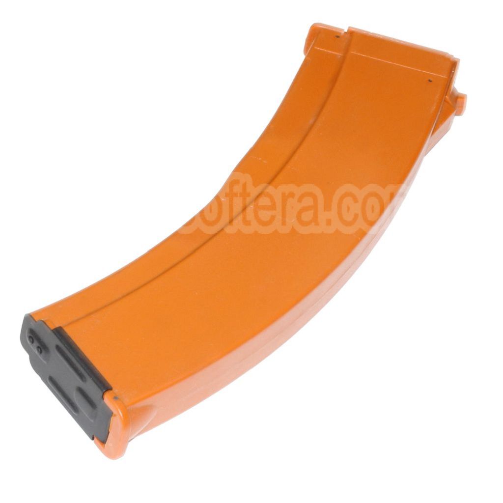 CYMA RPK74 800 Billes Hi-Cap Flash Chargeur Convient pour AK Série AEG Fusil Airsoft Orange
