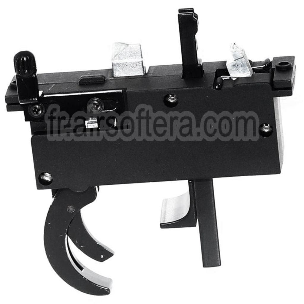 E&amp;C Métal Gâchette Ensemble Convient pour L96 Type WELL MB01 / SD96 / UTG Type 96 Shadow Ops / Bravo / Double Eagle / Maruzen Sniper Fusil Airsoft