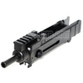 AirsoftEra Haut Boîtier Frame avec Canon Extérieur et 4 Slots Rail Convient pour WELL R2 Jing Gong JG Tokyo Marui VZ61 Scorpion AEP AEG Fusil