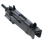 AirsoftEra Haut Boîtier Frame avec Canon Extérieur et 4 Slots Rail Convient pour WELL R2 Jing Gong JG Tokyo Marui VZ61 Scorpion AEP AEG Fusil