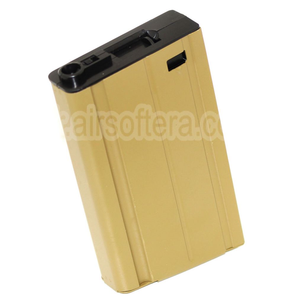 AirsoftEra 440 Billes Hi-Cap Chargeur Convient pour VFC D-Boys SCAR-H Série AEG Fusil Dark Earth
