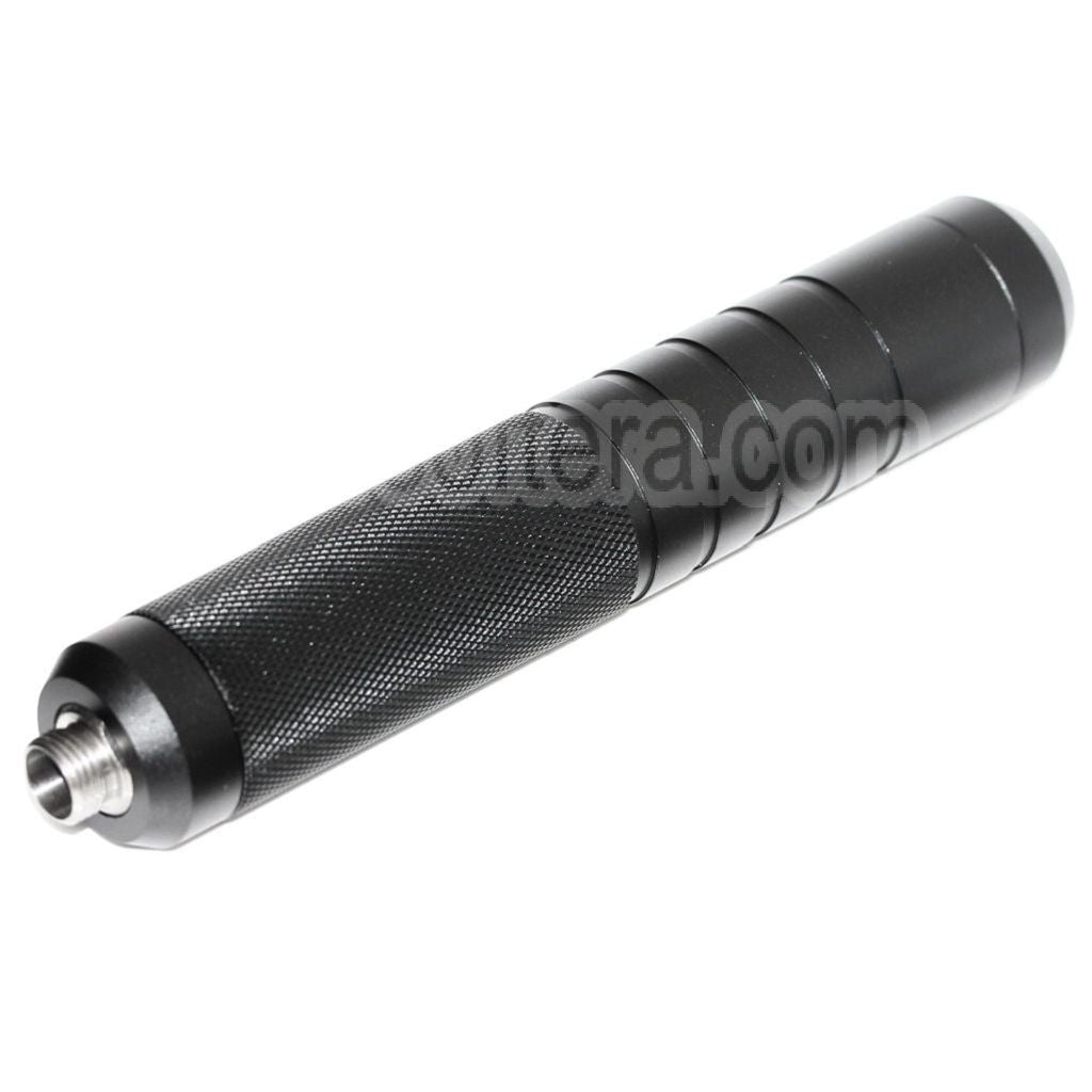 AirsoftEra 146mm 5.75 pouces Noise Damping Bowl Silencieux Canon Extension Tube +/-14mm CW/CCW fileté Canon Airsoft