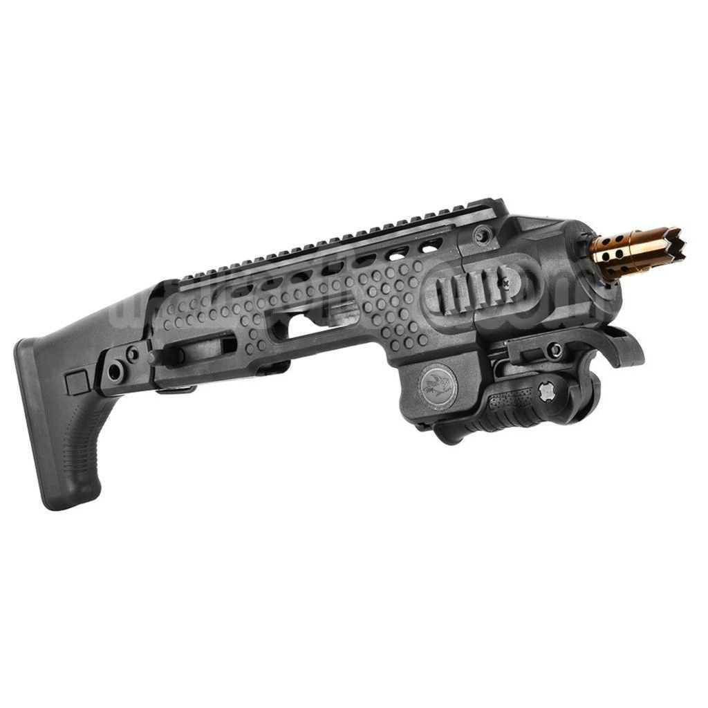 Kit de Conversion de carabine pour Pistolet de Combat APS Caribe Action, adapté pour Pistolet Airsoft G17 G18C