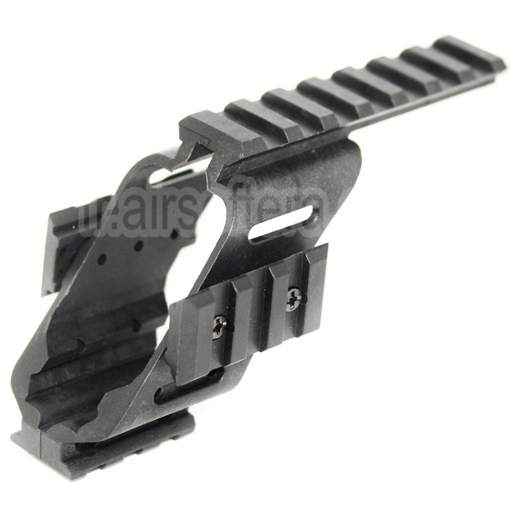 AirsoftEra 20mm Weaver Rail Lunette Montage Base Convient pour WE KSC Tanaka Tokyo Marui G17 G18C Série Pistolet Noir