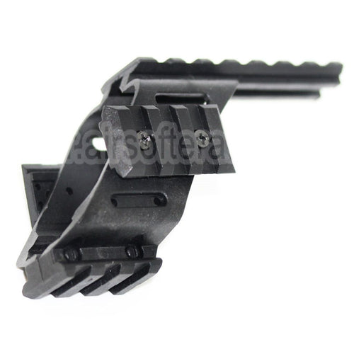 AirsoftEra 20mm Weaver Rail Lunette Montage Base Convient pour WE KSC Tanaka Tokyo Marui G17 G18C Série Pistolet Noir