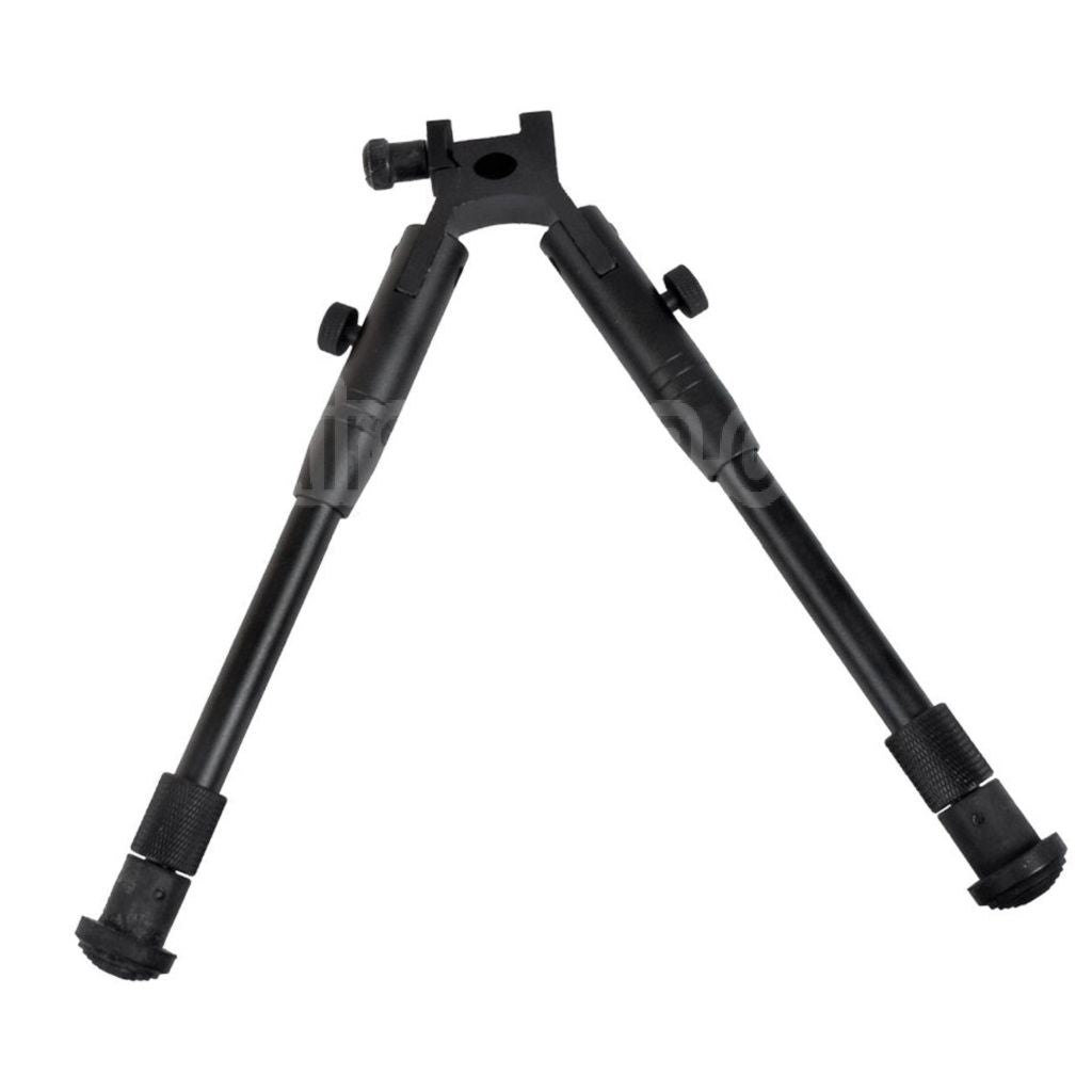 AirsoftEra réglable 8-10 Pouces Bipied Convient pour 20mm Rail RIS Fusils Noir