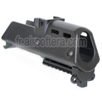 Golden Eagle Polymère Garde-Main Set avec 20mm Bottom Rail Convient pour Jing Gong JG Golden Eagle G36C Série AEG Fusil Airsoft Noir