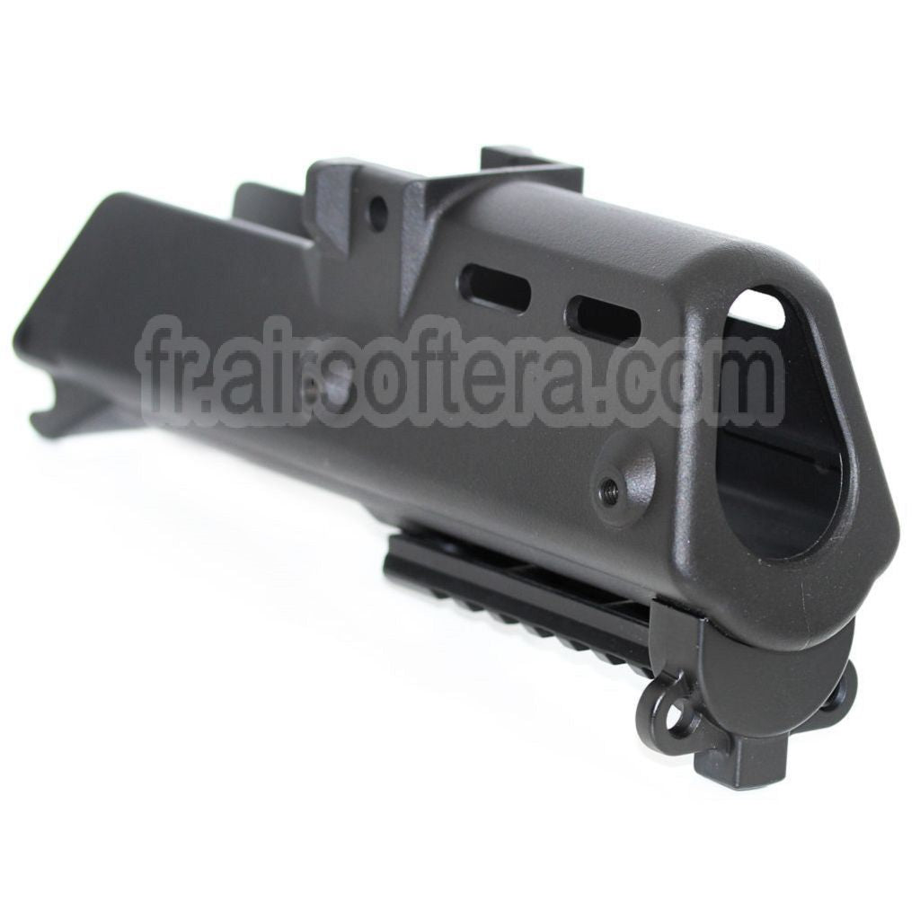 Golden Eagle Polymère Garde-Main Set avec 20mm Bottom Rail Convient pour Jing Gong JG Golden Eagle G36C Série AEG Fusil Airsoft Noir