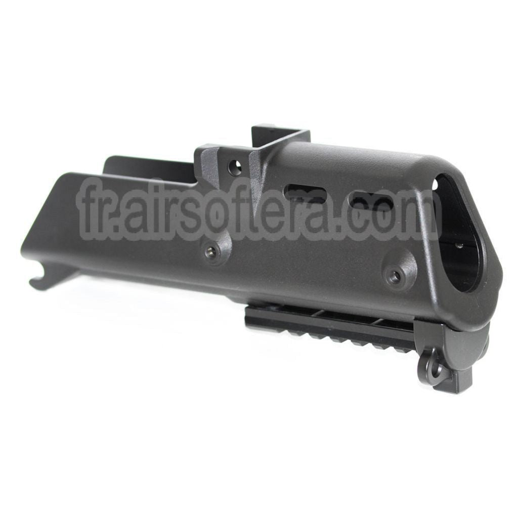 Golden Eagle Polymère Garde-Main Set avec 20mm Bottom Rail Convient pour Jing Gong JG Golden Eagle G36C Série AEG Fusil Airsoft Noir