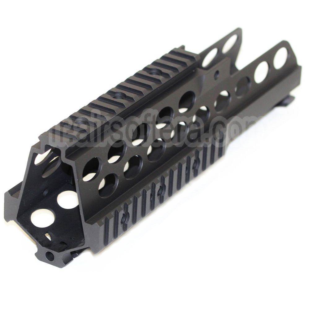 Golden Eagle 260mm CNC Aluminum RAS Rail de Garde-Main Convient pour JG Golden Eagle CYMA Echo1 Matrix Tokyo Marui G36 Série AEG Fusil Airsoft Noir