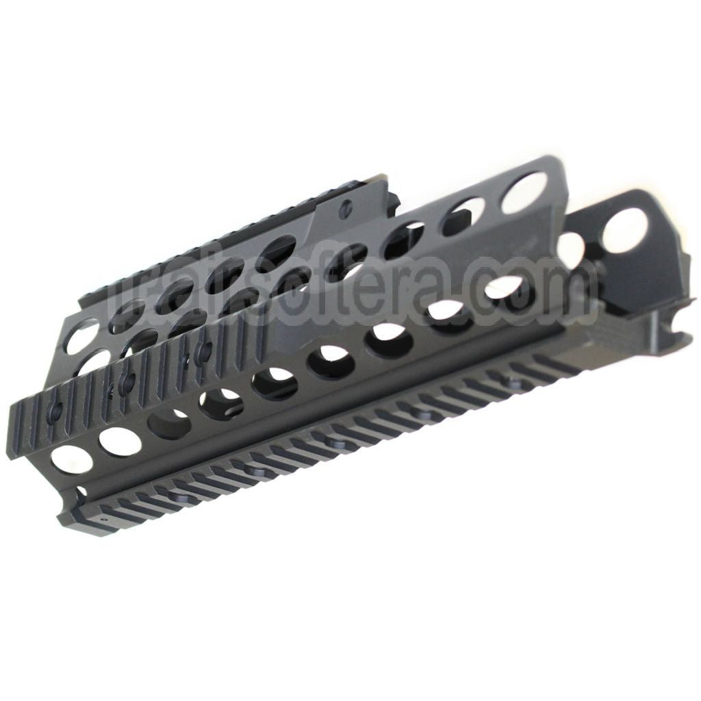 Golden Eagle 260mm CNC Aluminum RAS Rail de Garde-Main Convient pour JG Golden Eagle CYMA Echo1 Matrix Tokyo Marui G36 Série AEG Fusil Airsoft Noir