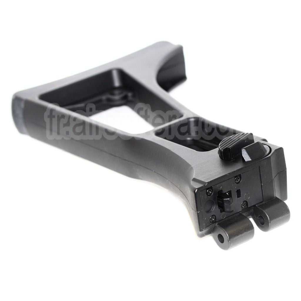 Golden Eagle Polymère Pliable Crosse Convient pour Classic Army JG Jing Gong Golden Eagle CYMA Tokyo Marui G36 Série AEG Fusil Airsoft Noir