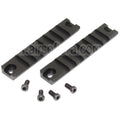 Golden Eagle 2pièces 98mm R4 7-Slots 20mm Rail Convient pour JG Jing Gong CYMA Golden Eagle Tokyo Marui G36 Série AEG Fusil Airsoft Noir
