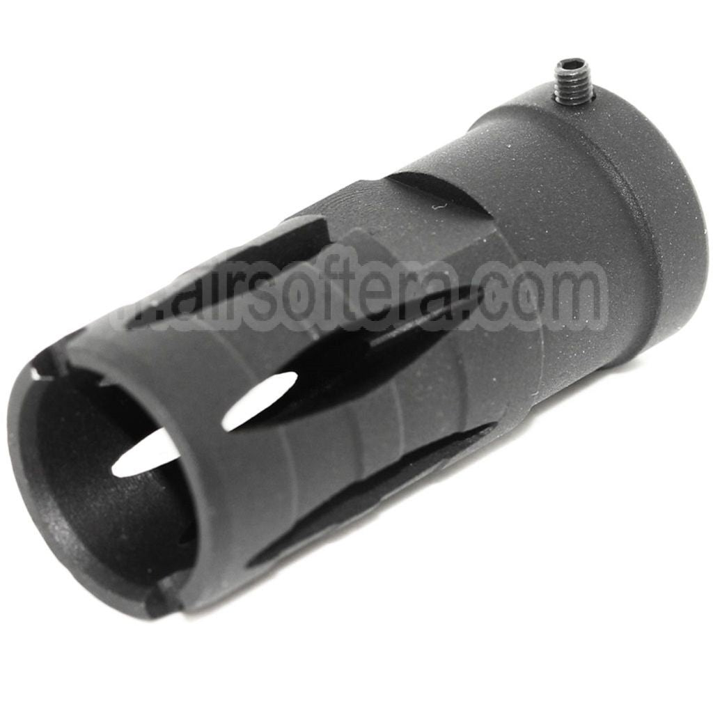 Golden Eagle 58mm G36 Frein de Bouche Cache-Flamme Convient pour -14mm CCW sens antihoraire Canon Fusil Airsoft Noir