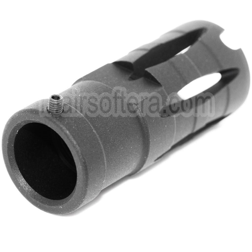 Golden Eagle 58mm G36 Frein de Bouche Cache-Flamme Convient pour -14mm CCW sens antihoraire Canon Fusil Airsoft Noir