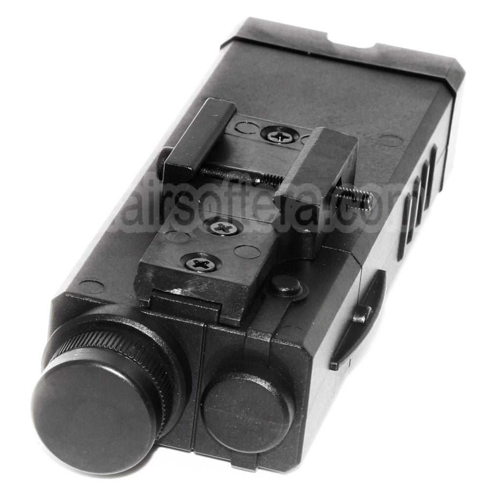 Golden Eagle QD 20mm Standard Rail Montage PEQ Style Batterie Boîte Noir