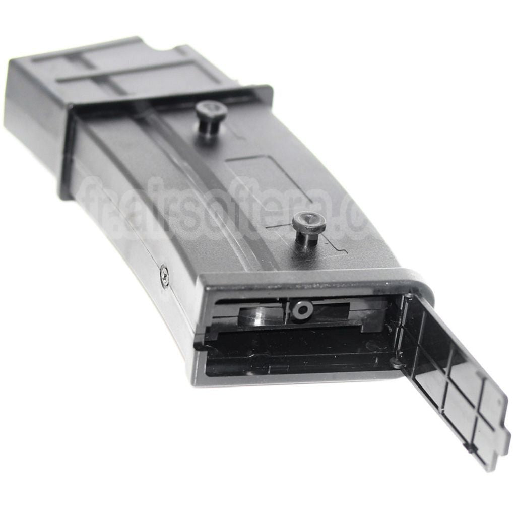 BATTLEAXE 430 Billes Hi-Cap Flash Chargeur Convient pour G36 Série AEG Fusil Airsoft Noir