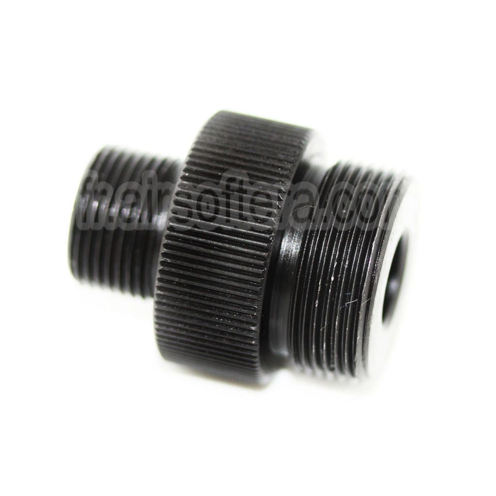PPS Canon Silencieux Compensateur Adaptateur +20mm CW / -14mm CCW Filetage Convient pour MB08 MB10 Sniper Airsoft