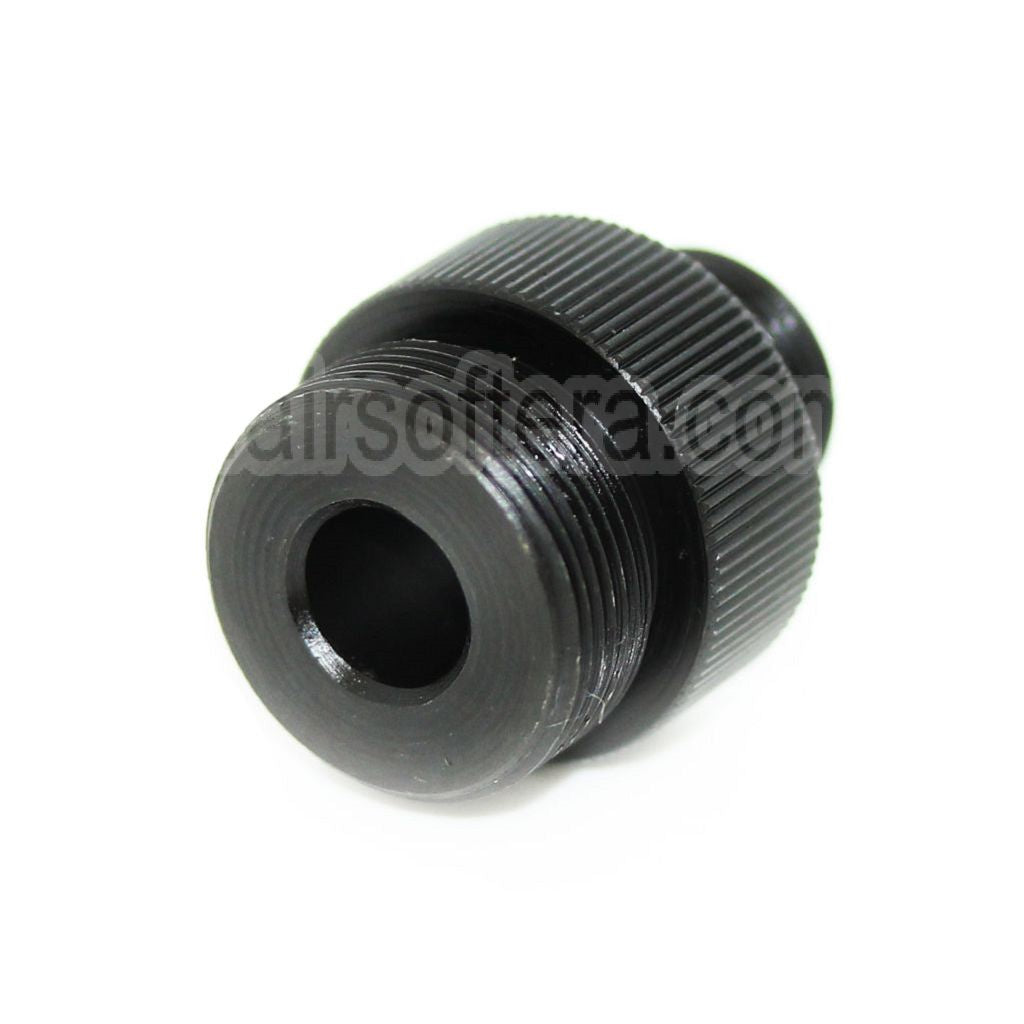 PPS Canon Silencieux Compensateur Adaptateur +20mm CW / -14mm CCW Filetage Convient pour MB08 MB10 Sniper Airsoft