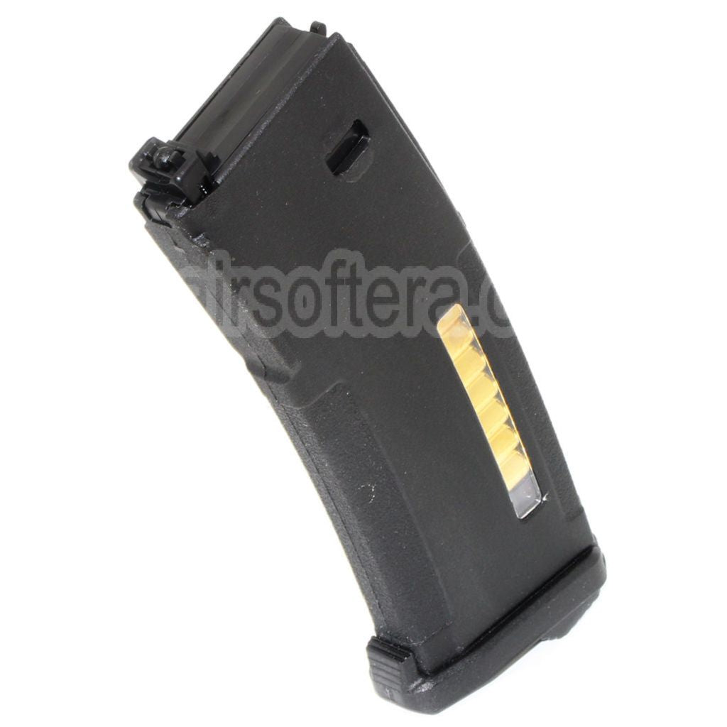 PTS 120 Billes EPM Mid-Cap Enhanced Polymère Chargeur Convient pour Systema PTW M4 M16 Série Fusil Airsoft Noir