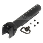 APS Quick Release M4 Crosse Adaptateur Buffer Tube & QD Sangle Swivel Convient pour APS ASK AK Série AEG Fusil Airsoft Noir