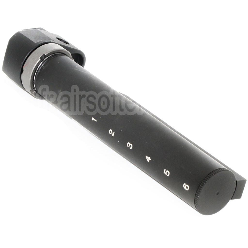 5KU 6-Positions Crosse Buffer Tube Adaptateur Convient pour AK Convert to Use M4 Crosse Fusil Airsoft Noir