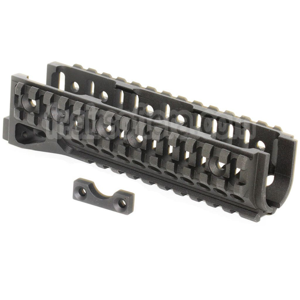 5KU CNC 160mm B-10M Style Bas Rail de Garde-Main Convient pour AK Série AEG GBB Fusil Airsoft Noir