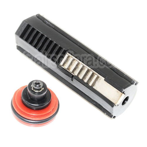 AirsoftEra 15 Full Teeth Piston (7 Acier Teeth) et Piston Tête Convient pour Version 2/3 V2 V3 AEG Vitesse Boîte Fusil