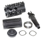 5KU Fighting Cat Avant Kit Rail de Garde-Main Convient pour M4 M16 Série AEG Fusil Airsoft Noir