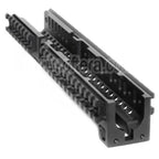 5KU CNC Aluminium 254mm B30 Style Long Bas Rail de Garde-Main Convient pour LCT GHK E&amp;L Tokyo Marui AK Série AEG GBB Fusil Airsoft Noir