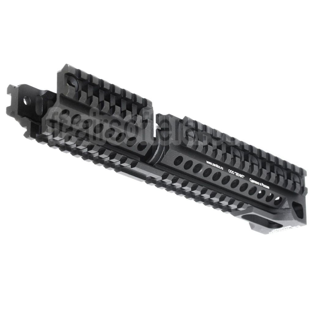 5KU CNC Aluminium 254mm B30 Style Long Bas Rail de Garde-Main Convient pour LCT GHK E&amp;L Tokyo Marui AK Série AEG GBB Fusil Airsoft Noir