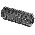 APS CNC 155mm RIS Rail de Garde-Main Convient pour M4 M16 Série AEG Fusil Airsoft Noir